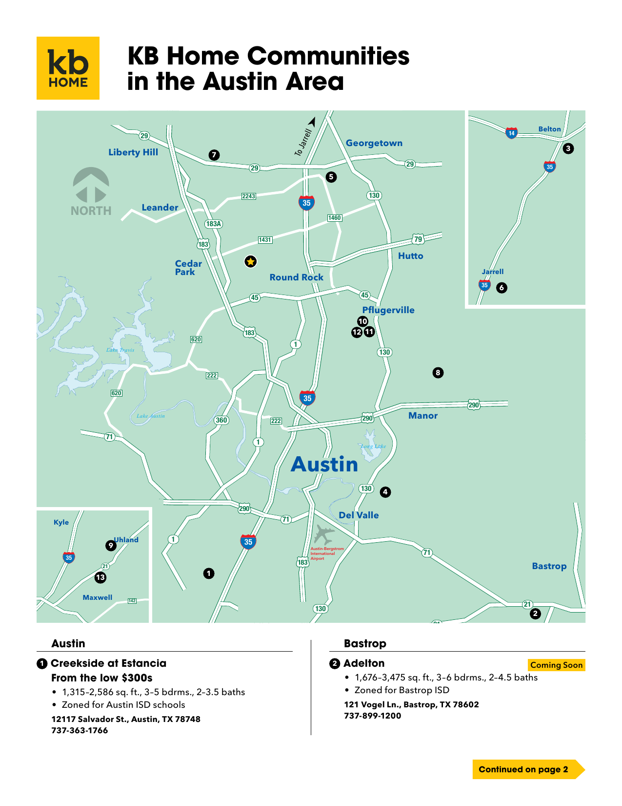 KB Home community map preview